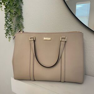 Large toupee colored kate spade bag